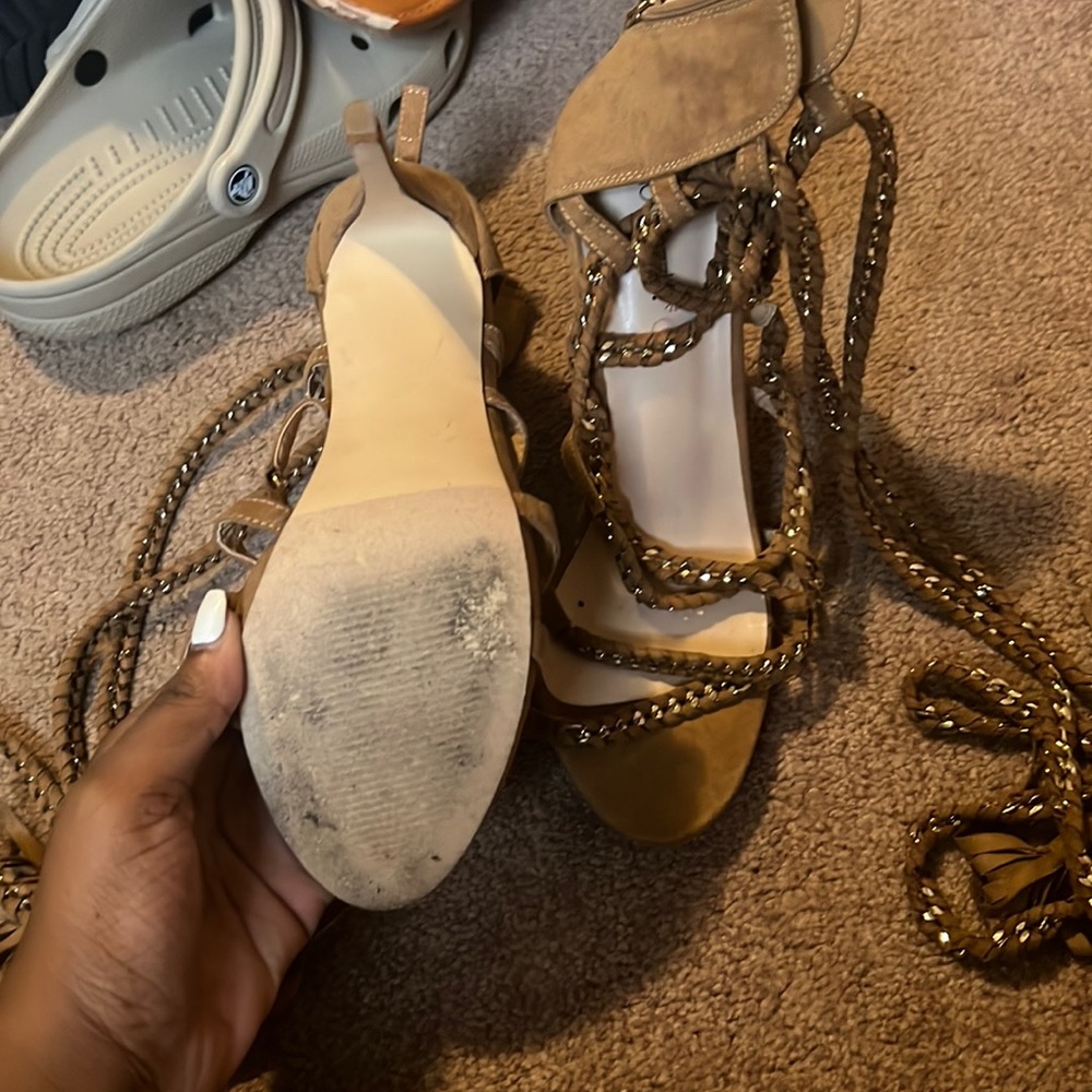 Brown heels